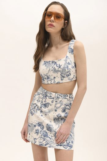 Zoe Denim Top – Blue - Image 2