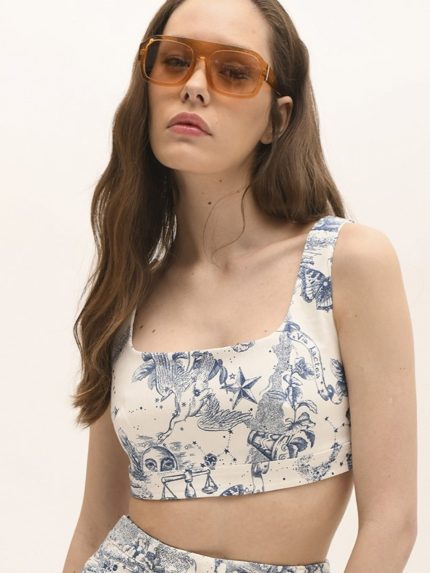 Zoe Denim Top – Blue