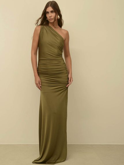 Angelina Dress – Olive