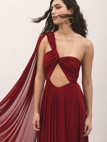 Callista Dress – Red Wine