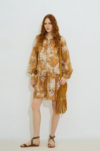 Hope Ruffled Dress – Floral - Image 2