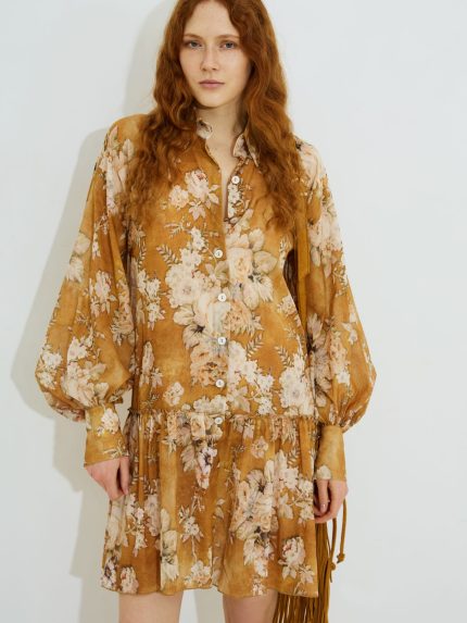 Hope Ruffled Dress – Floral