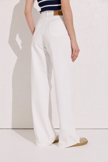 Cindy Wide Leg Denim – White - Image 7