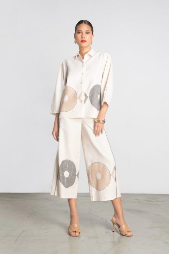 Amara Linen Cullotes – Print - Image 3