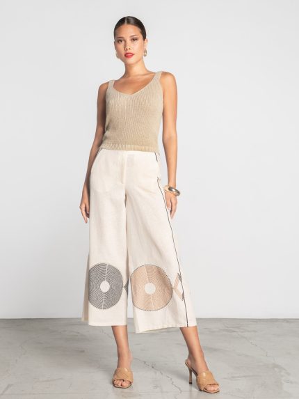 Amara Linen Cullotes – Print