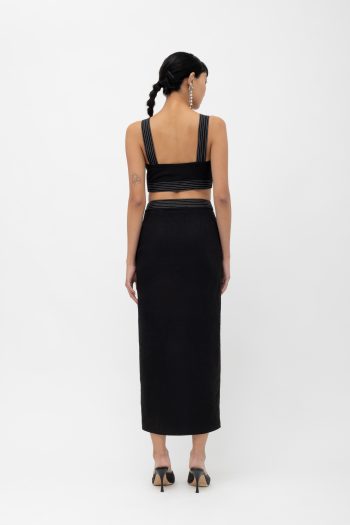 Lunar Crop Top -Black - Image 5