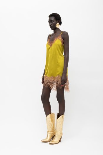 Marigold Dress – Lime - Image 2