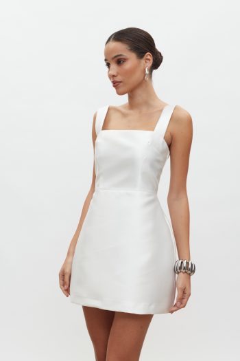 Vasiliki Mini Dress – Off White