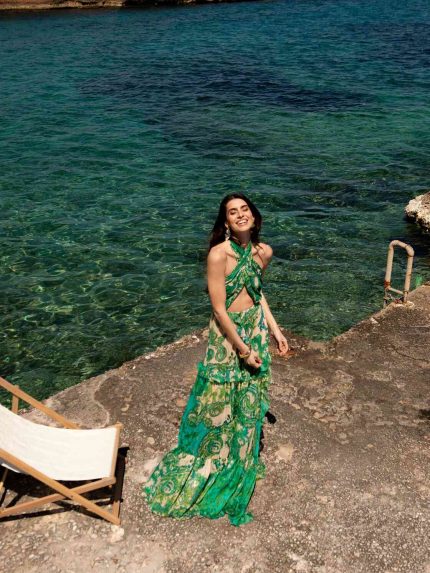 Riviera Maxi Dress – Green