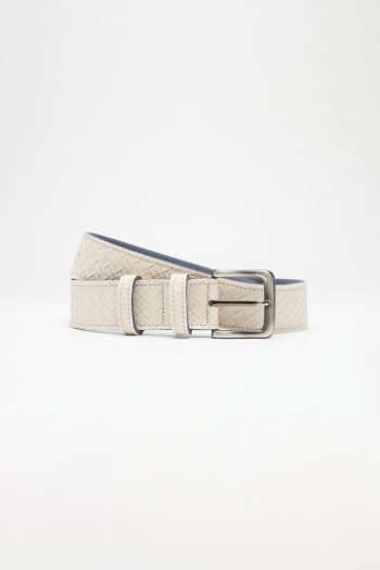 Grace Textured Belt – Cream - Image 3