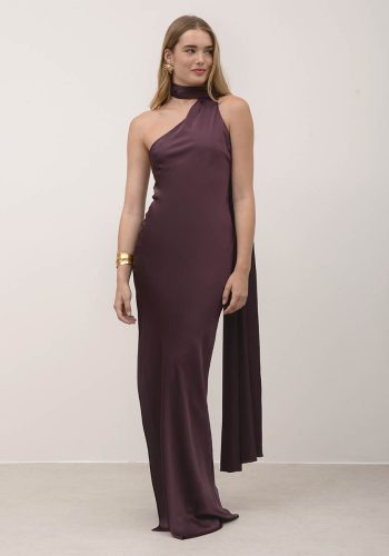 Odette Dress – Burgundy