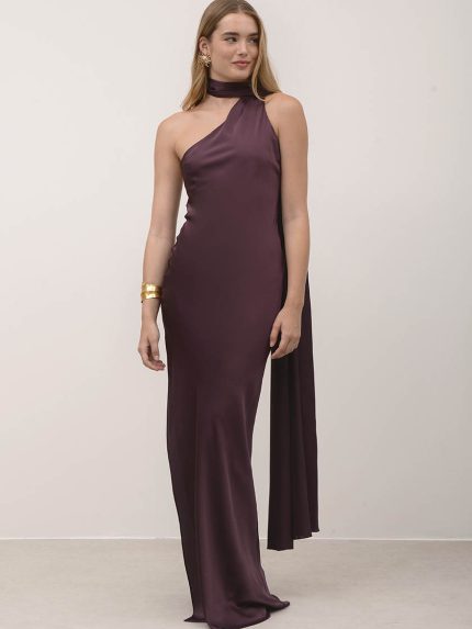 Odette Dress – Burgundy