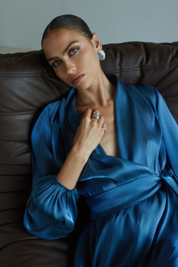 Savina Dress – Royal Blue - Image 2