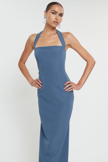 Alba Midi Dress – Raf Blue