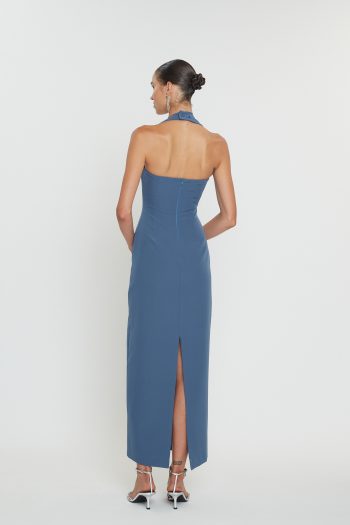 Alba Midi Dress – Raf Blue - Image 6
