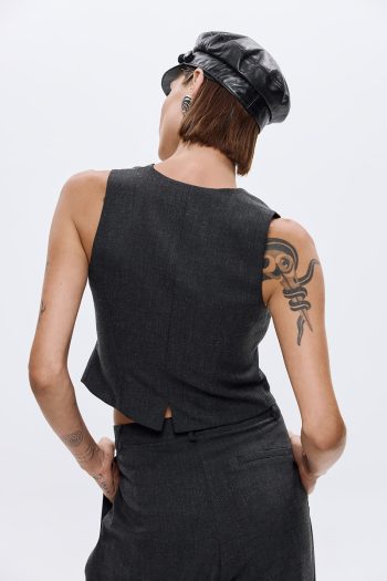 Nerea Vest – Grey/Black - Image 3