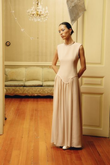 Drape Dress – Cream