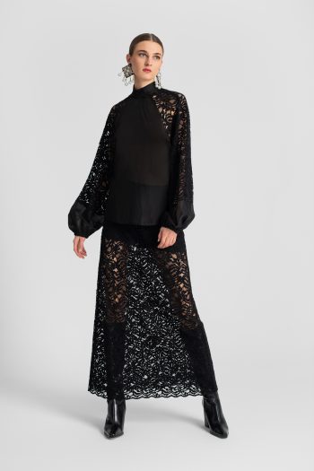 Jess Lace Skirt – Black