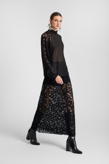 Jess Lace Skirt – Black - Image 2
