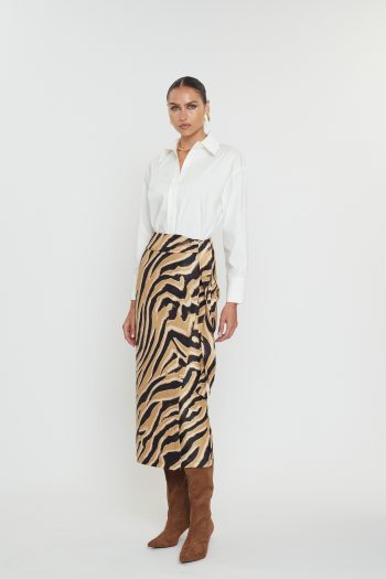 Penelope Skirt – Caramel Zebra - Image 2