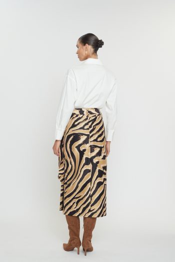 Penelope Skirt – Caramel Zebra - Image 5