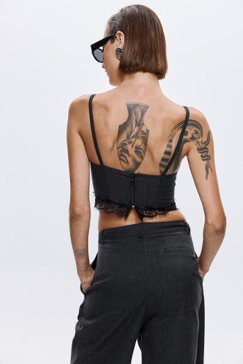 Philippa Tr Bustier – Grey - Image 3