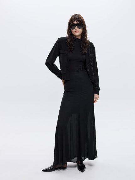 Cambell Maxi Skirt – Black