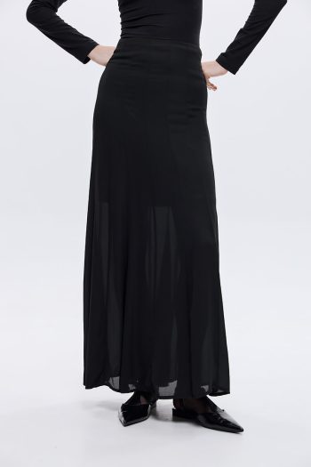 Cambell Maxi Skirt – Black - Image 2