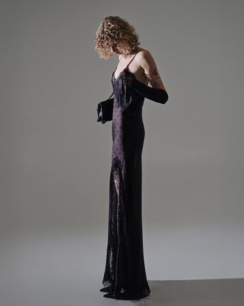 Matilda Slip Dress – Brown - Image 2