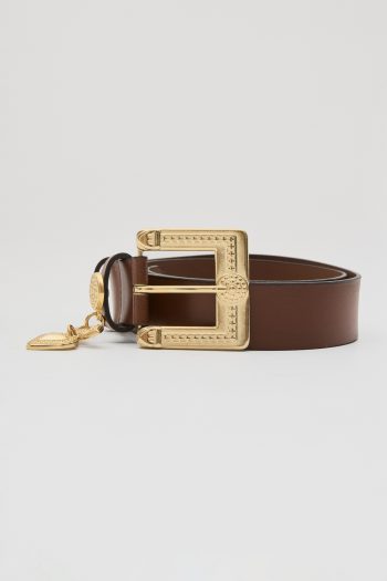Her Pulse Leather Belt – Brown - Image 2