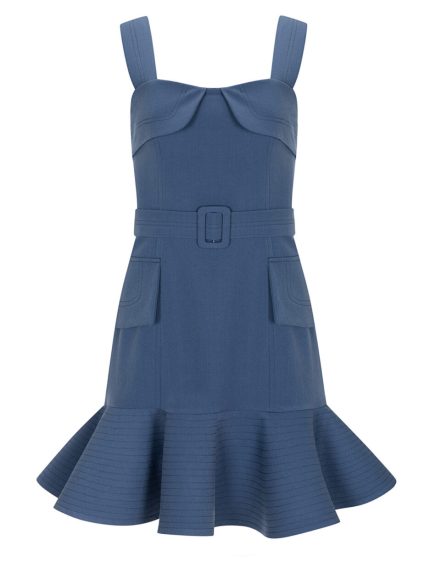Lunacode Mini Dress – Blue