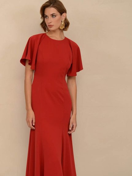 Rosina Dress – Red Wine