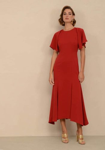 Rosina Dress – Red Wine - Image 3
