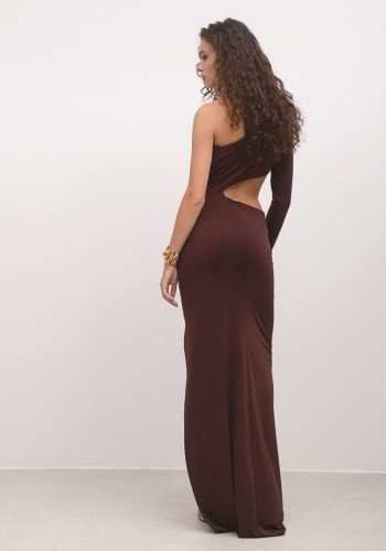 Philippa Dress – Brown - Image 3