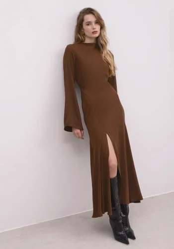 Andria Dress – Brown - Image 2