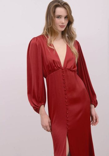 Isla Dress – Red Wine