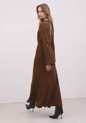 Andria Dress – Brown - Image 3