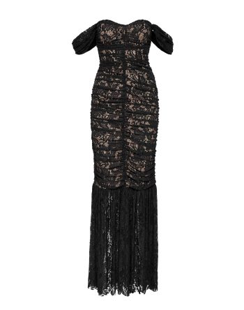 Sophiya Lace Dress – Black