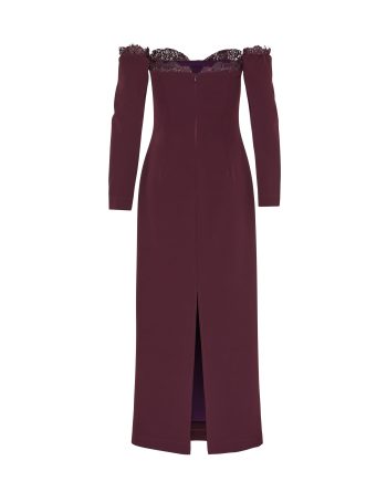 Dorothy Dress – Burgundy - Image 2
