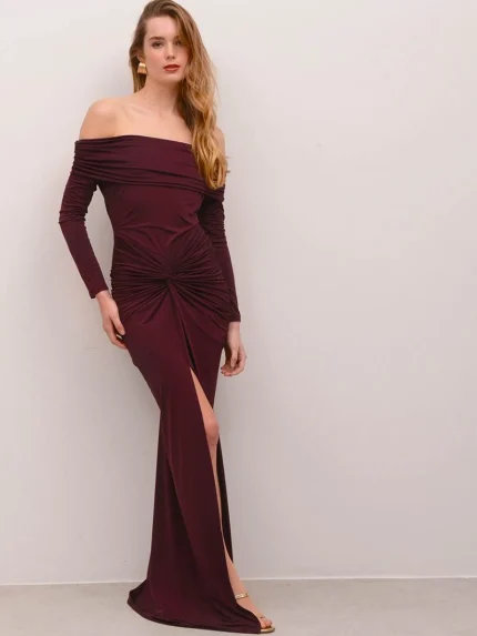 Vanessa Dress – Blackberry