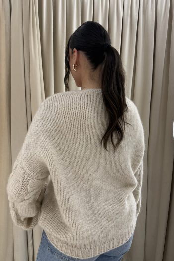 Odette Knit – Beige - Image 3