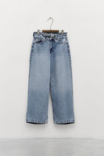 Charlie Wide Leg Denim – Blue - Image 2