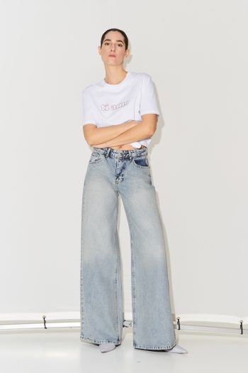 Addie Wide Leg Denim – Blue - Image 4