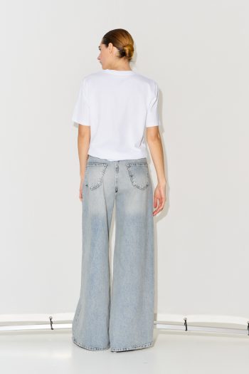 Addie Wide Leg Denim – Blue - Image 6