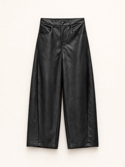 Harper Leather Pants – Black