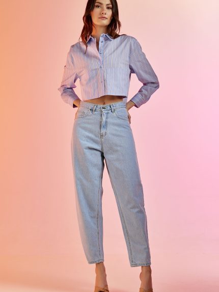 Lima Slouchy Denim – Light Blue