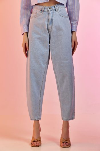 Lima Slouchy Denim – Light Blue - Image 2