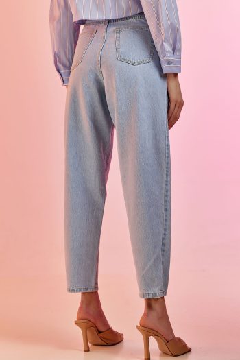 Lima Slouchy Denim – Light Blue - Image 5
