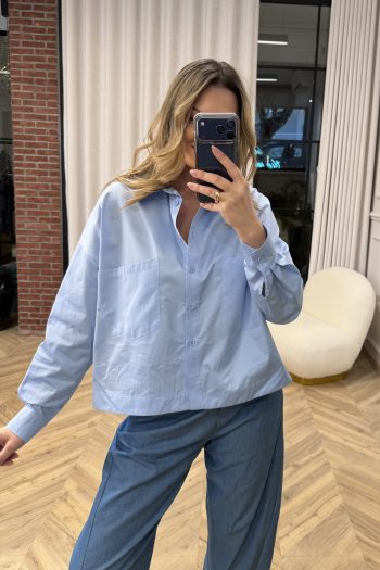 Crop Cotton Shirt – Ciel