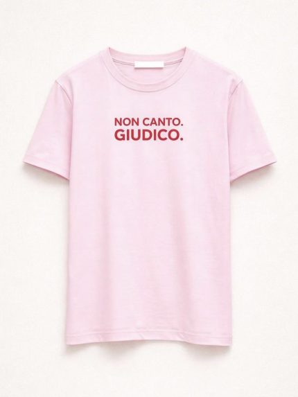 Non Canto T-shirt – Pink